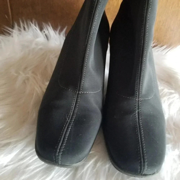 La Canadienne Tall Sock Boot Waterproof Kitten Heel  7 - Picture 7 of 13